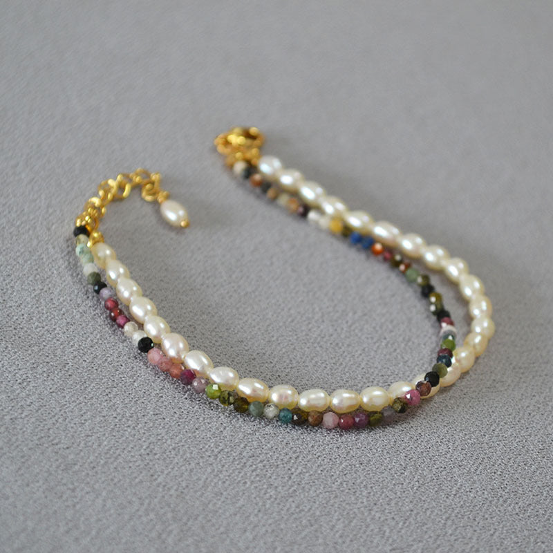 Delicate Artisan Pearl Bracelet