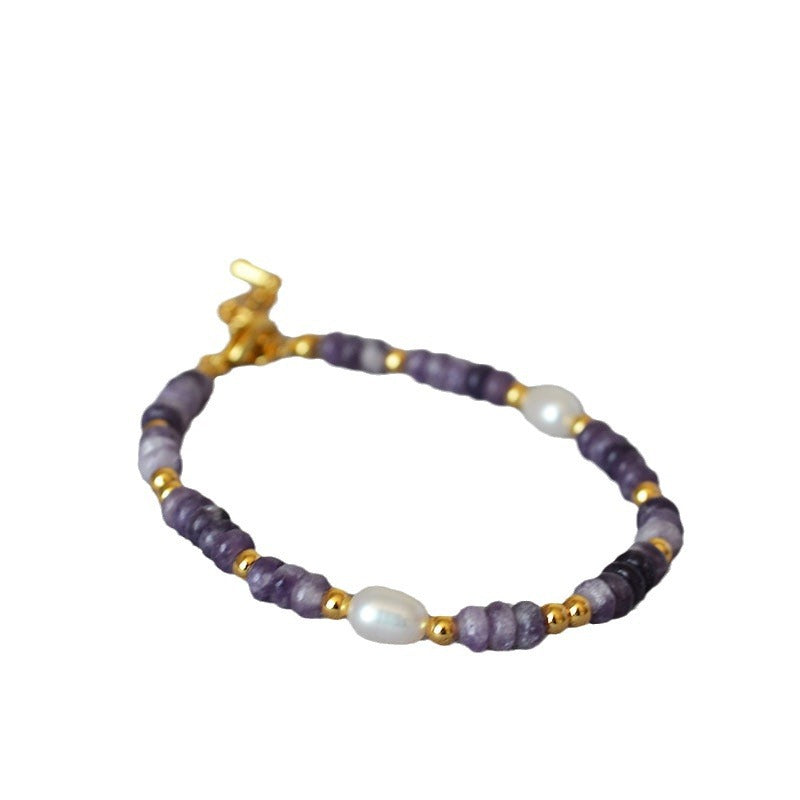 Delicate Artisan Pearl Bracelet