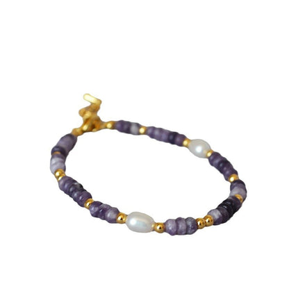 Delicate Artisan Pearl Bracelet