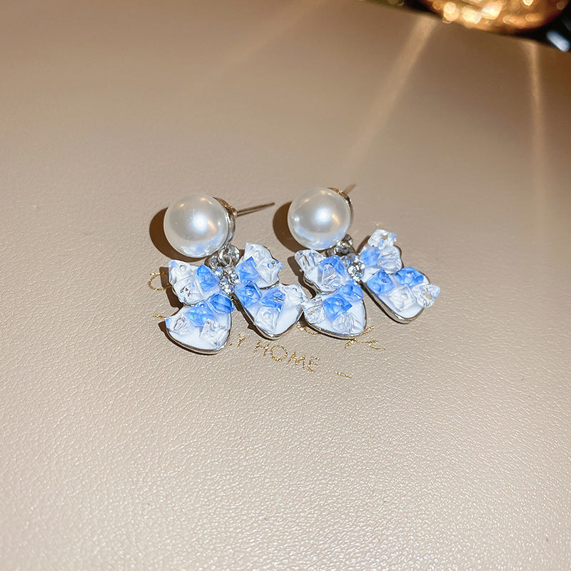Delicate Artisan Pearl Earring