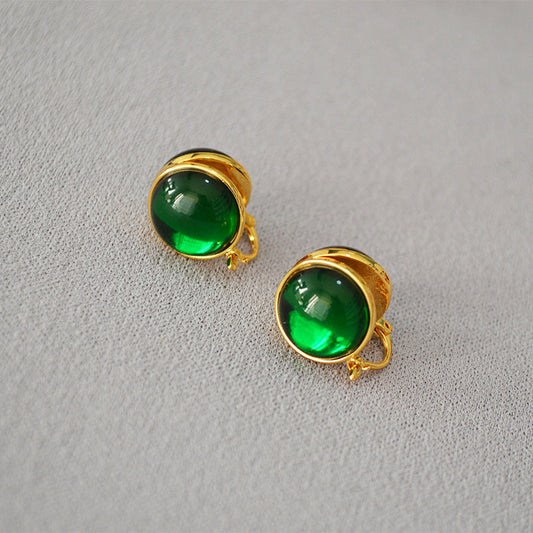 Vintage Handmade Gold Earring