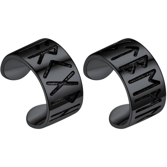 Elder Futhark Ear Cuffs Earrings