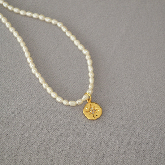 Vintage Handmade Gold Necklace