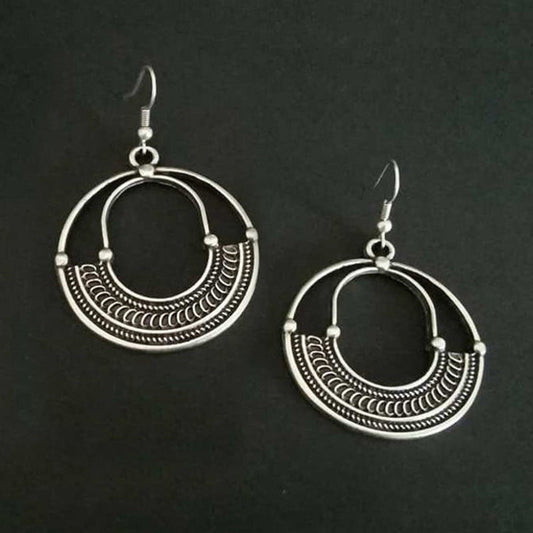 Vintage Handmade Silver Earring