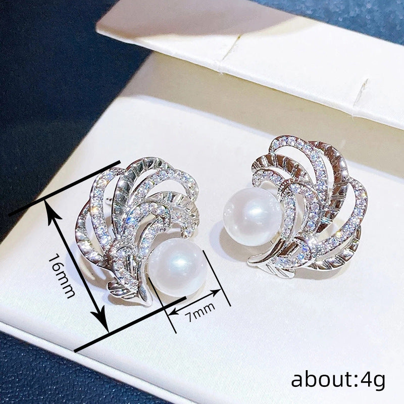 Delicate Artisan Pearl Earring