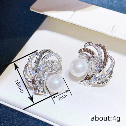 Delicate Artisan Pearl Earring