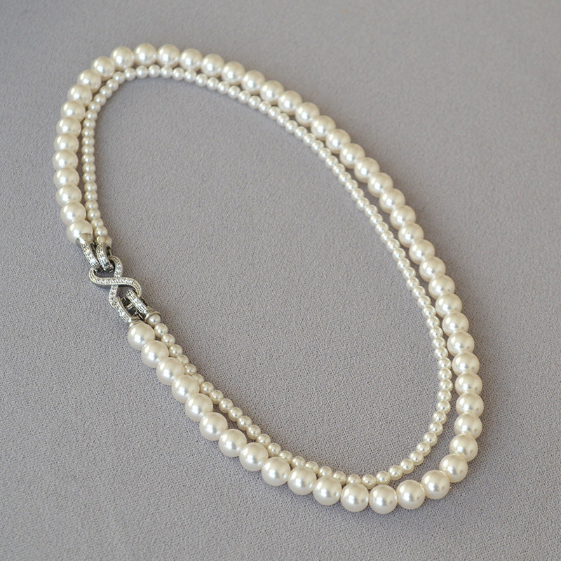 Delicate Artisan Pearl Necklace