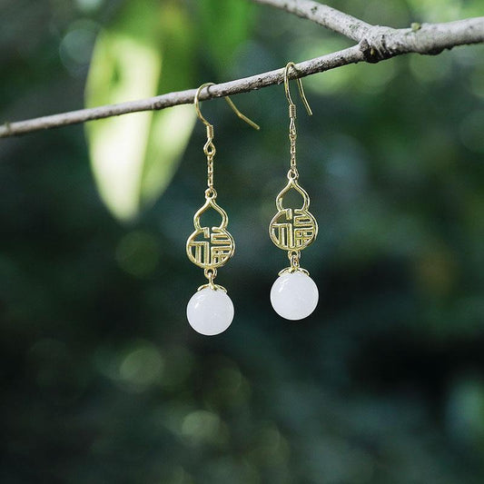 Vintage Handmade Gold Earring