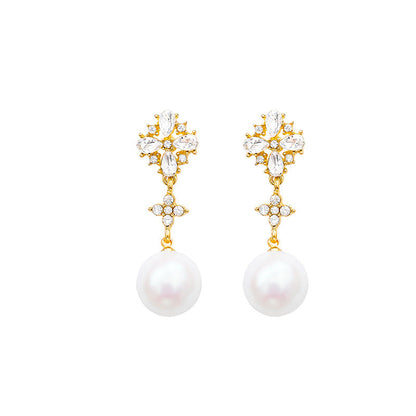 Delicate Artisan Pearl Earring