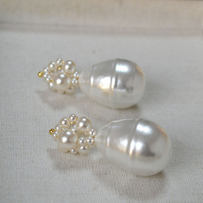 Delicate Artisan Pearl Earring