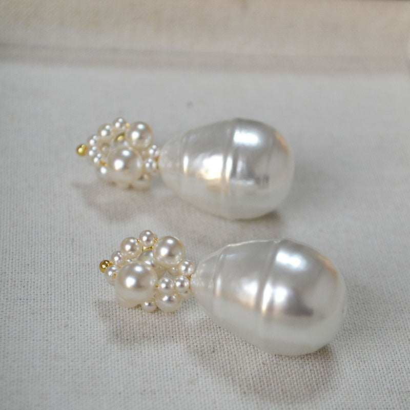 Delicate Artisan Pearl Earring