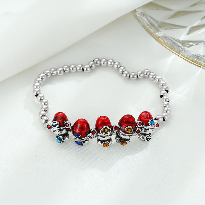 Beautiful Silver Bracelet with Unique Style