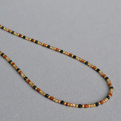 Vintage Handmade Gold Necklace