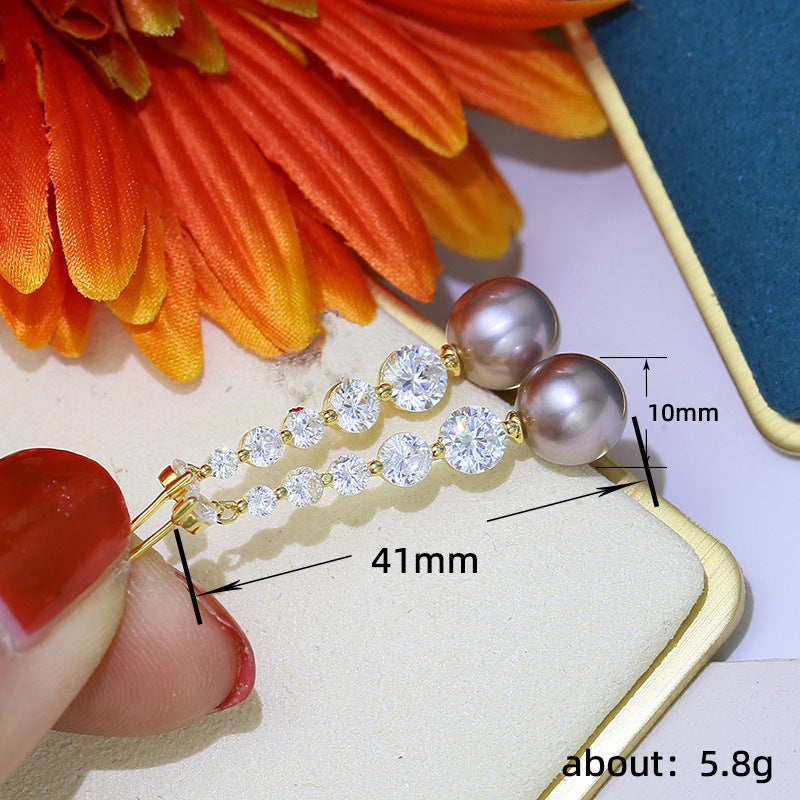 Delicate Artisan Pearl Earring