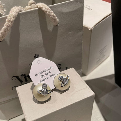 Delicate Artisan Pearl Earring