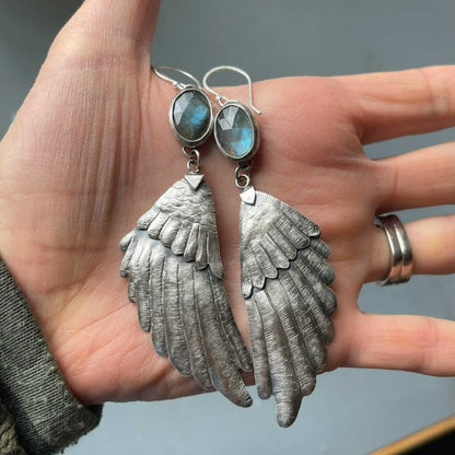Vintage Handmade Silver Earring