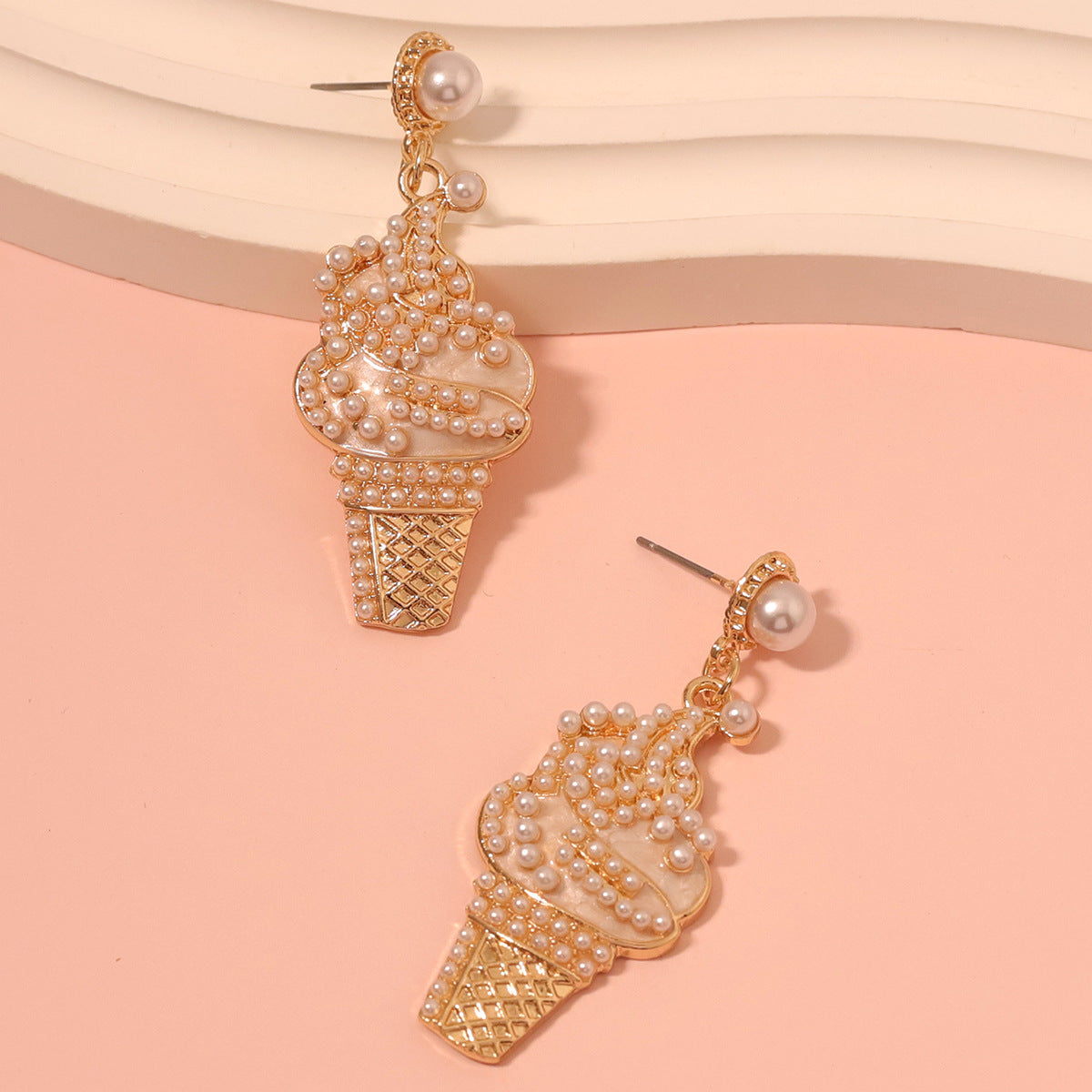 Delicate Artisan Pearl Earring