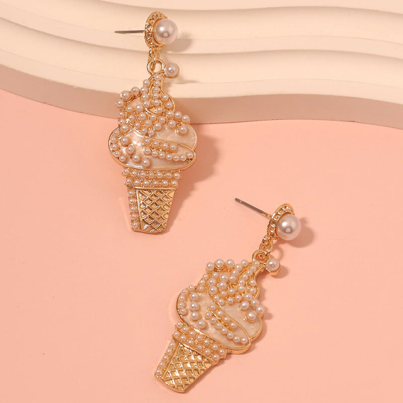 Delicate Artisan Pearl Earring