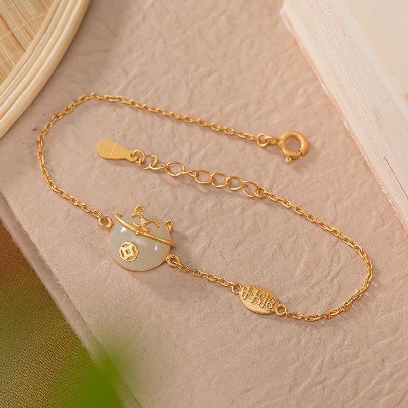 Delicate Artisan Gold Bracelet