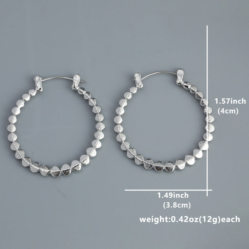Romantic Silver Earring for Special Moments
