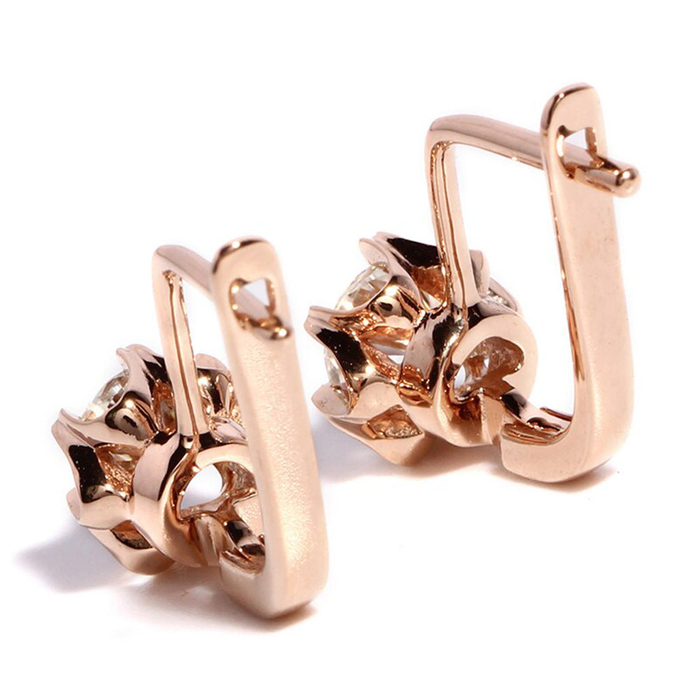 Romantic Gold Earring for Special Moments