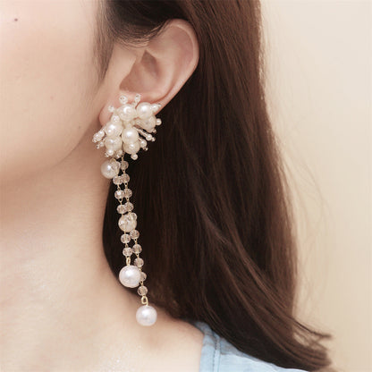 Delicate Artisan Pearl Earring