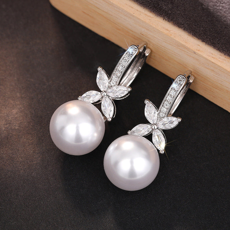 Delicate Artisan Pearl Earring