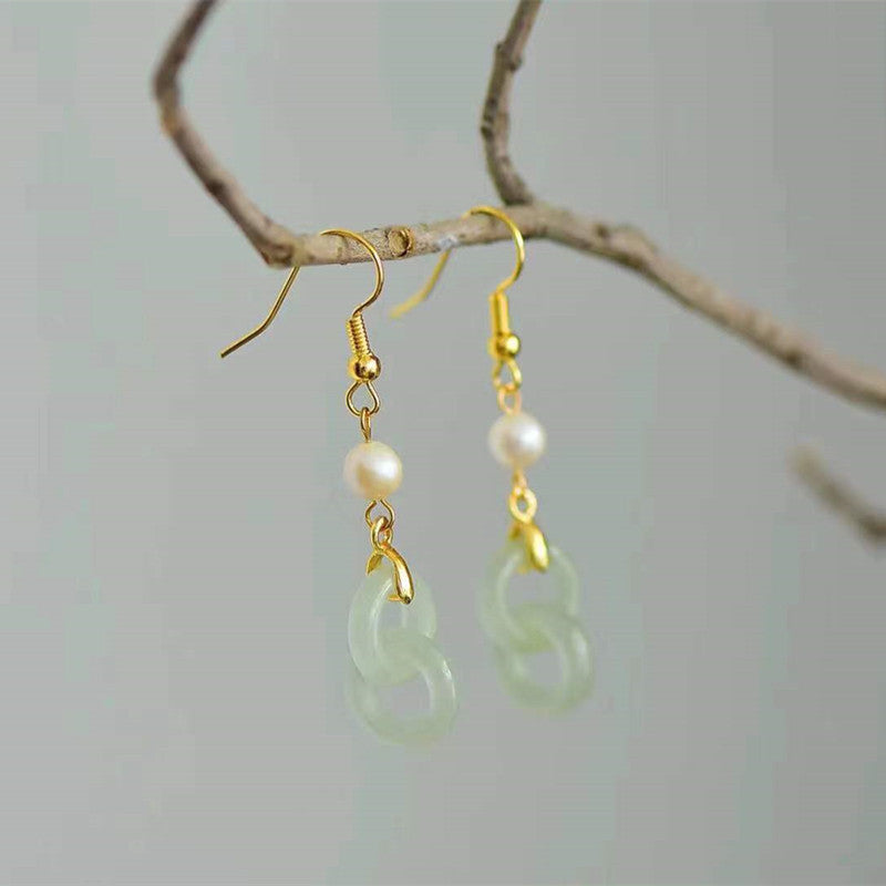 Vintage Handmade Gold Earring