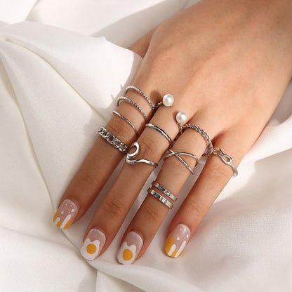 Beautiful Pearl Set with Unique Style