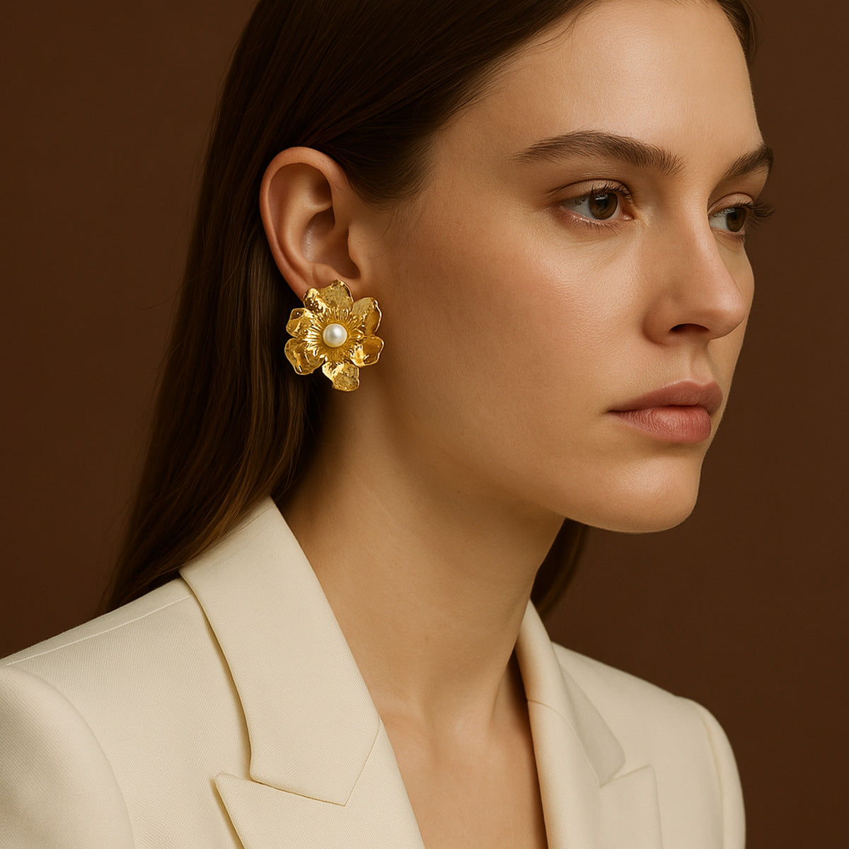 Vintage Handmade Pearl Earring