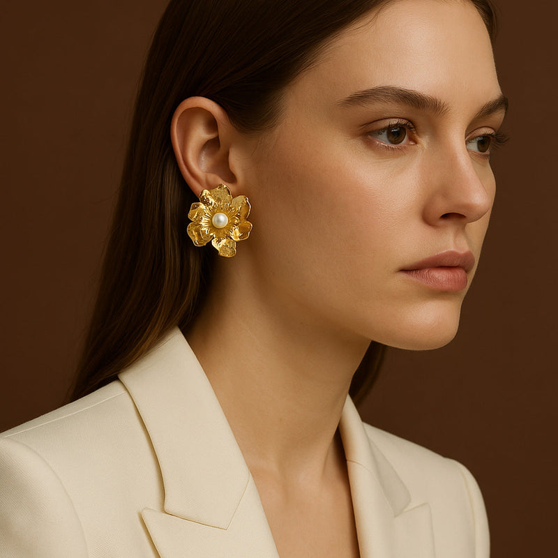 Vintage Handmade Pearl Earring