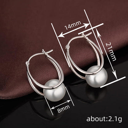 Delicate Artisan Pearl Earring