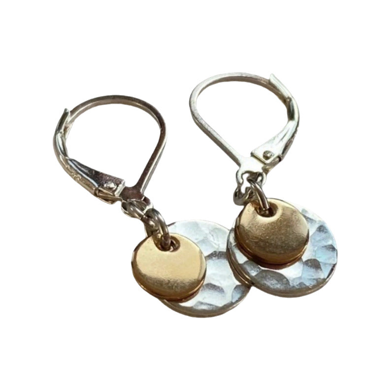 Delicate Artisan Gold Earring