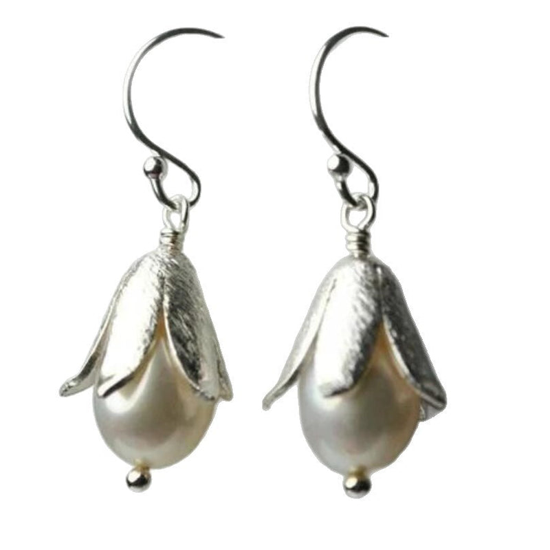 Delicate Artisan Pearl Earring