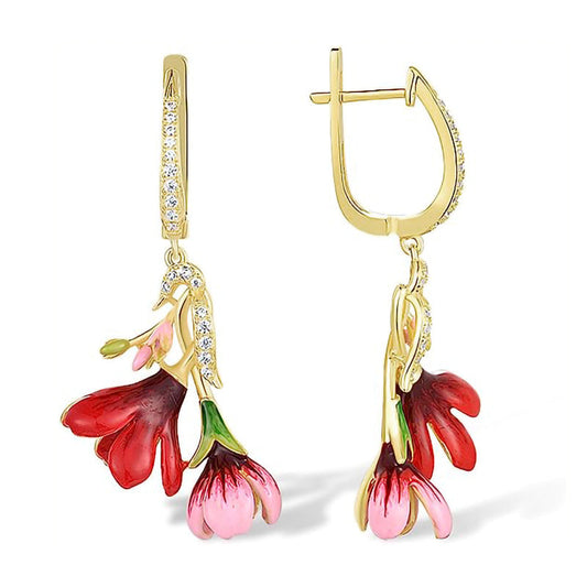 Romantic Gold Earring for Special Moments