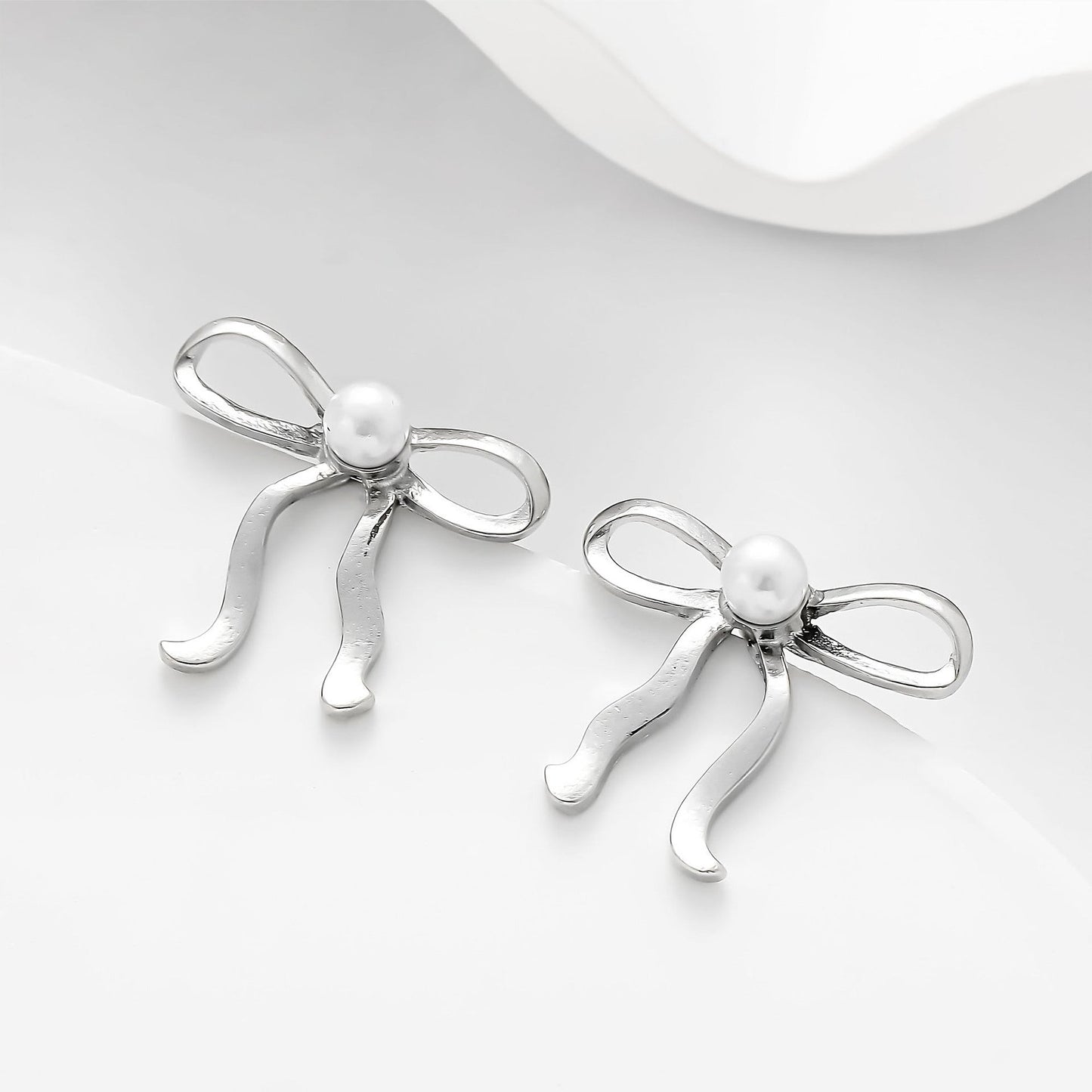 Delicate Artisan Pearl Earring