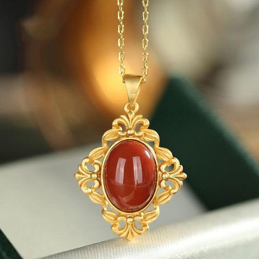 Vintage Handmade Gold Pendant