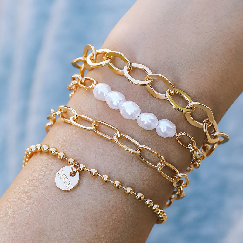 Delicate Artisan Pearl Bracelet