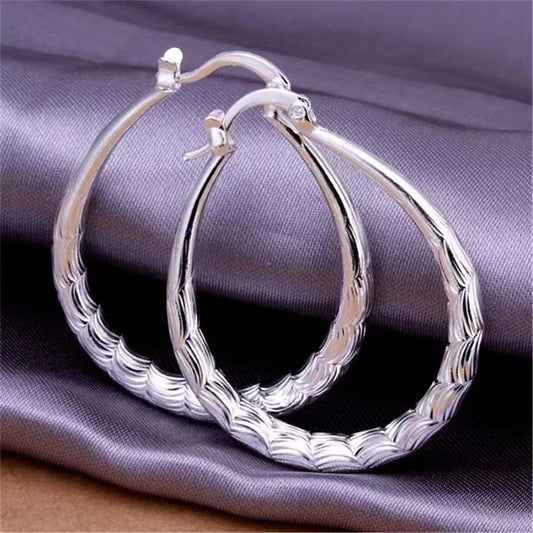 Vintage Handmade Silver Earring