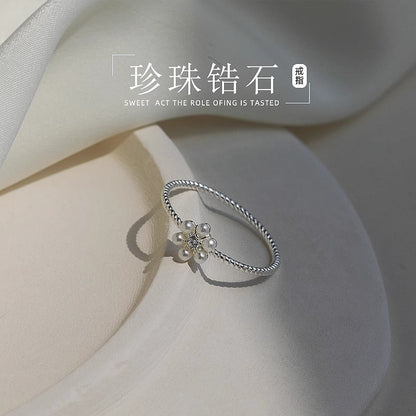 Romantic Pearl Ring for Special Moments