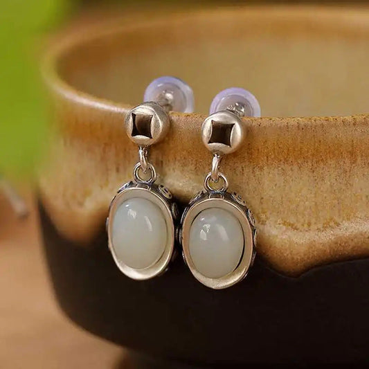 Vintage Handmade Silver Earring