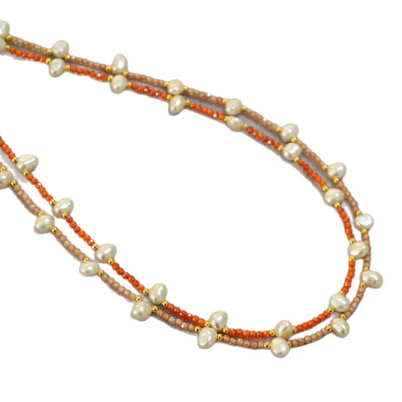 Beautiful Pearl Necklace with Unique Style