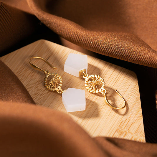Vintage Handmade Gold Earring