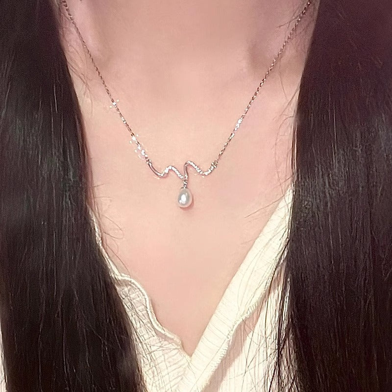 Delicate Artisan Pearl Necklace