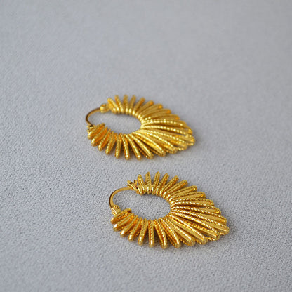 Beautiful Gold Earring with Unique Style