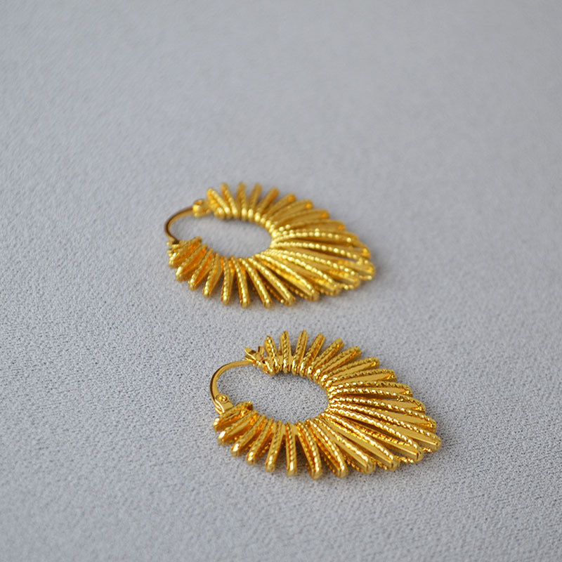Beautiful Gold Earring with Unique Style