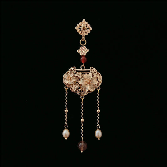 Delicate Artisan Pearl Pendant