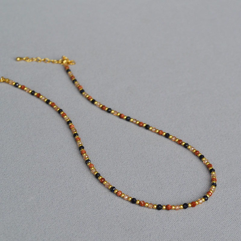 Vintage Handmade Gold Necklace