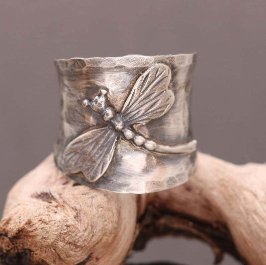 Delicate Artisan Silver Ring