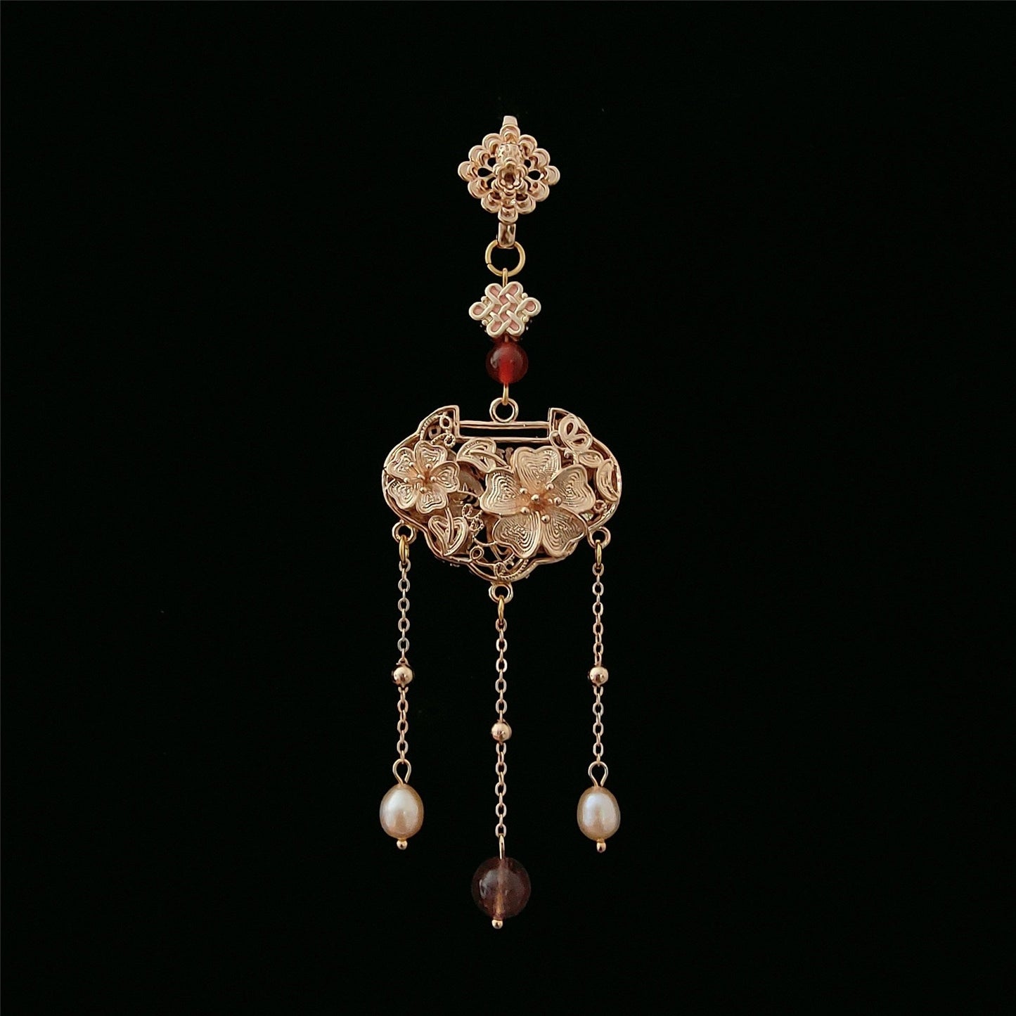Delicate Artisan Pearl Pendant